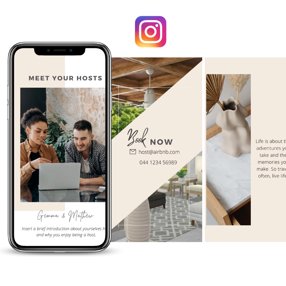 230 Airbnb Instagram Templates – preview 1